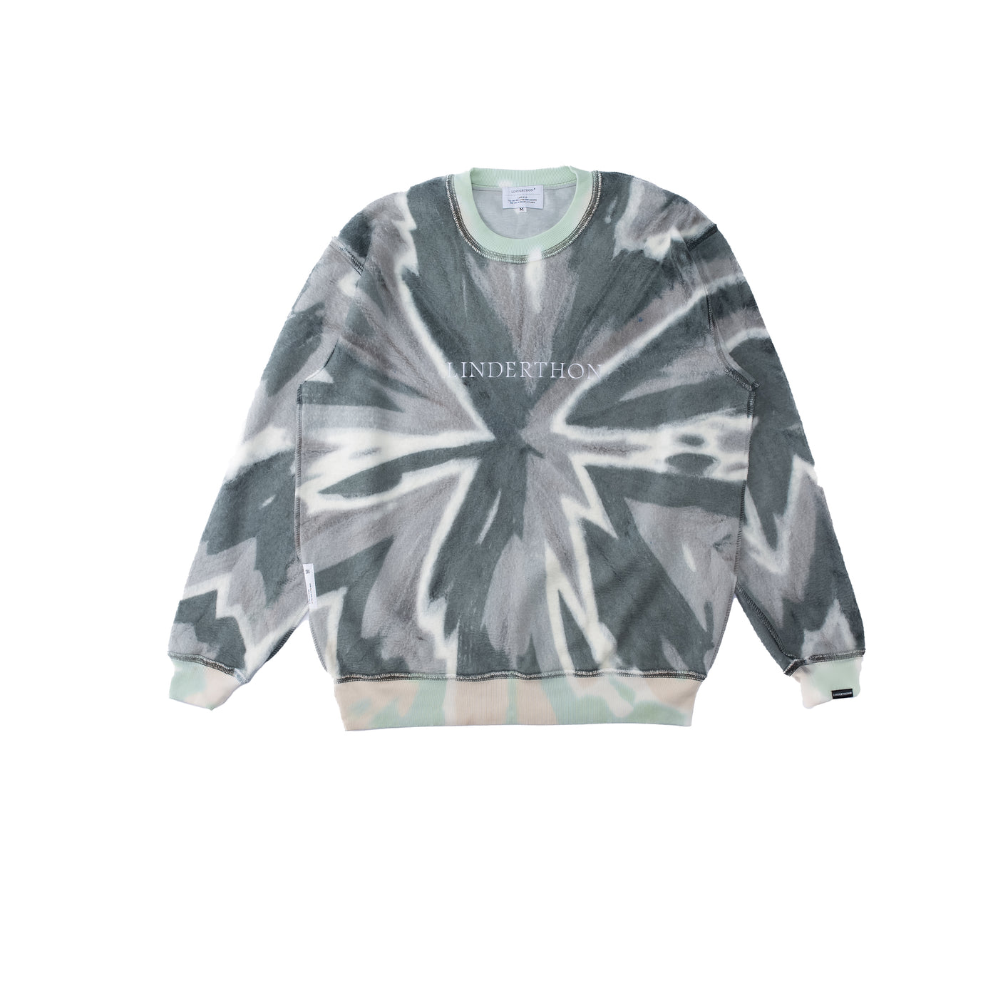 Tie-Dye Reversible Sweatshirt - Black