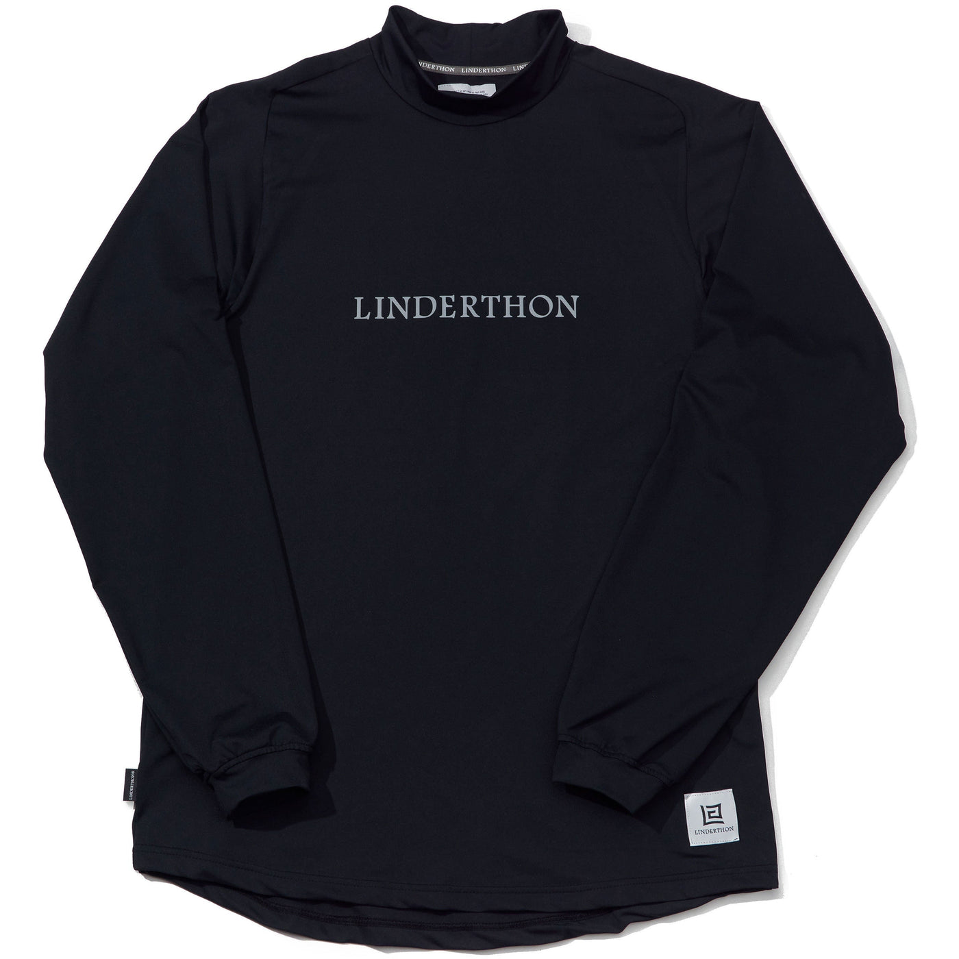 Back Logo Long Sleeve Mock Neck 