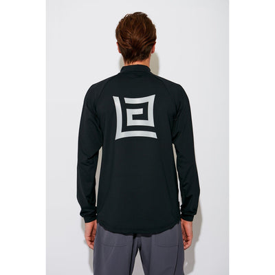 Back Logo Long Sleeve Mock Neck 