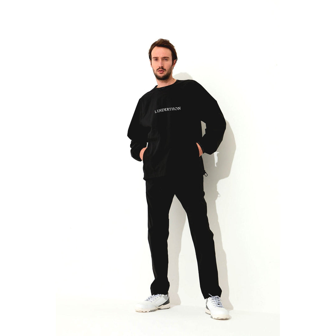 【極美品】アンタイトル　セットアップ　伸縮性生地　ブラック　ストレッチ STRETCH LINEN LIKE パープルネイビーホップサックビジネス