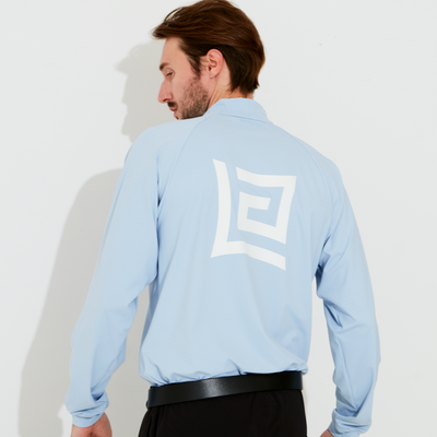 Back Logo Long Sleeve Mock Neck 