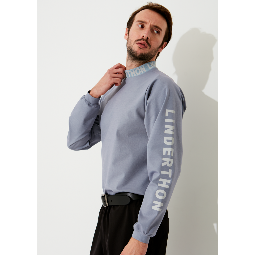 【BADBLOOD】ビヨンドソフトモックネックロングスリーブ - ト サイドロゴロングスリーブモックネック / Side Logo Long Sleeve